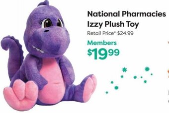 National Pharmacies Izzy Plush Toy