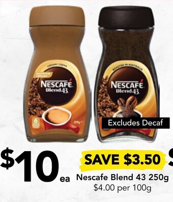 Drakes Nescafe Blend 43 250g offer