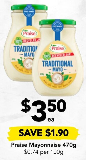 Drakes Praise Mayonnaise 470g offer