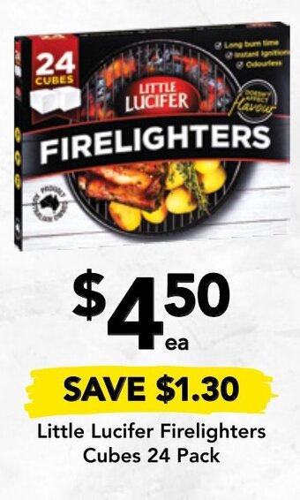 Drakes Little Lucifer Firelighters Cubes 24 Pack offer