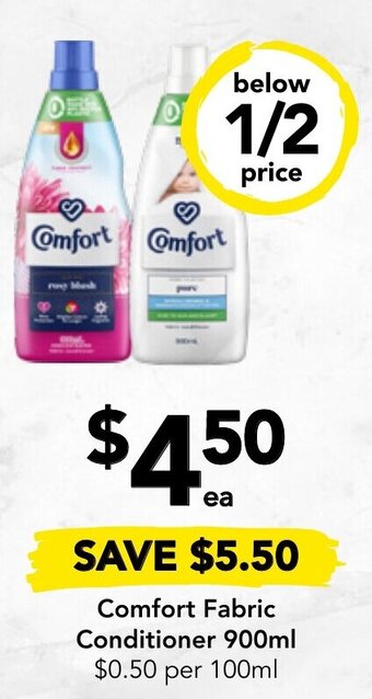 Drakes Comfort Fabric Conditioner 900ml offer