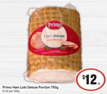 IGA Primo Ham Loin Deluxe Portion 750g offer
