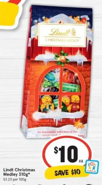 IGA Lindt Christmas Medley 310g offer