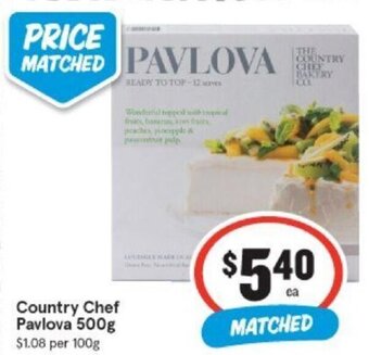 IGA Country Chef Pavlova 500g offer