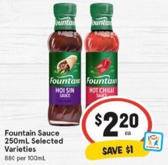 IGA Fountain Sauce 250ml offer