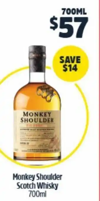 Monkey Shoulder Scotch Whisky 700ml