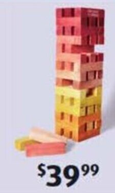 ALDI Coconut Grove Large Wooden Lawn Games offer