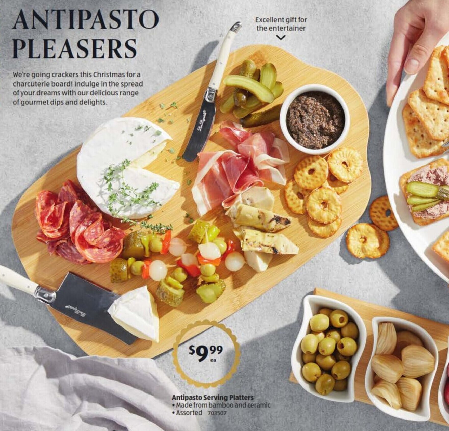 Antipasto Serving Plaster offer at ALDI