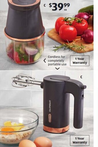 ALDI Cordless Mini Chopper or Hand Mixer offer