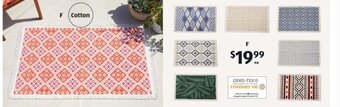 ALDI Woven Rug offer