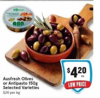 IGA Ausfresh olives or antipasto offer
