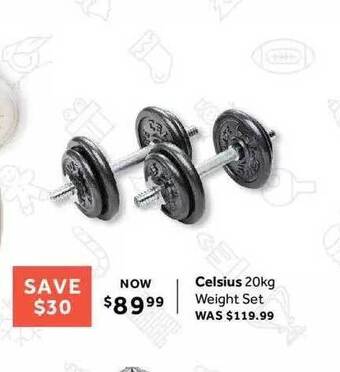 Celsius weight set