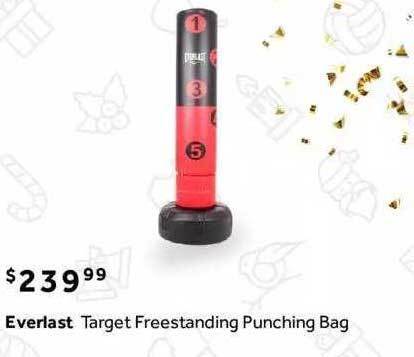 Everlast target freestanding punch sales bag