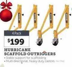Stratco Hurricane scaffold outriggers offer