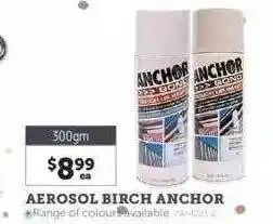 Aerosol birch anchor