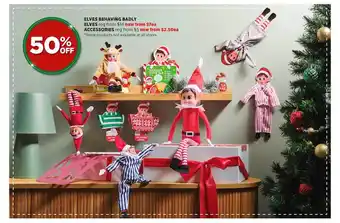 Spotlight Elves behaving badly or accessories offer