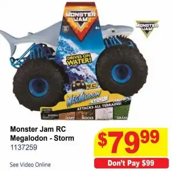 Mr Toys Monster Jam RC Megalodon - Strom offer