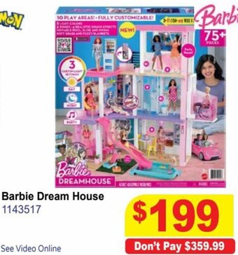Mr Toys Barbie Dream House offer