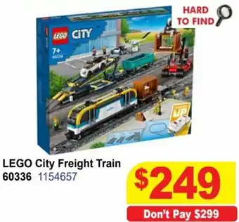Mr Toys Lego City Freight Train 60336 offer