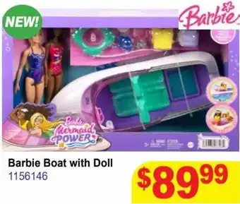 Barbie Boat with Doll