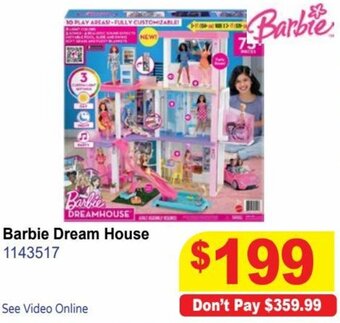 Mr Toys Barbie Dream House offer