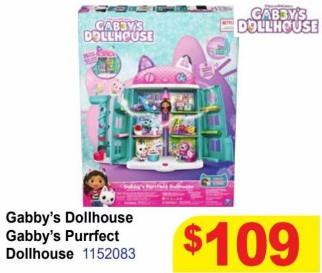 Gabby's Dollhouse Gabby's Purrfect Dollhouse offer at Mr Toys