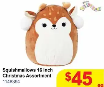 Mr Toys Squishmallows 16 Inch Christmas Assortment offer