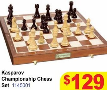 Mr Toys Kasparov Championship Chess Set offer