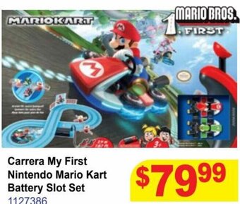 Mr Toys Carrera My First Nintendo Mario Kart Battery Slot Set offer