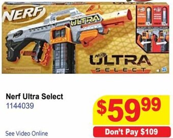 Mr Toys Nerf Ultra Select offer