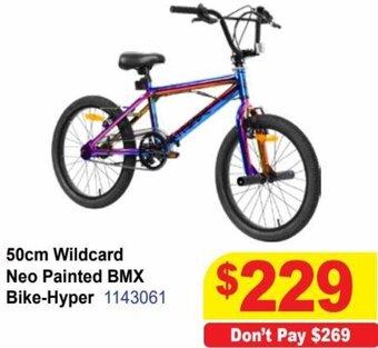 50cm Wildcard Neo Painted BMX Bike -Hyper