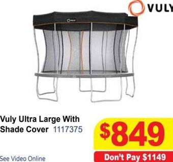 Vuly Ultra Large With Shade Cover