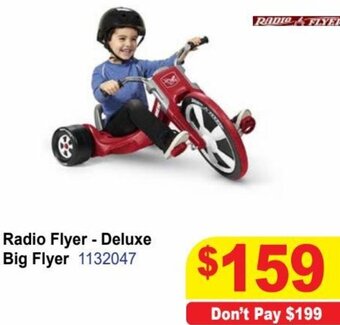 Mr Toys Radio Flyer-Deluxe Big Flyer offer