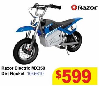 Mr Toys Razor Electric MX350 Dirt Rocket offer