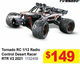 Tornado RC 1/12 Radio Control Desert Racer RTR V2 2021