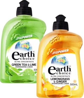 Coles Earth Choice Dishwashing Liquid 500mL offer