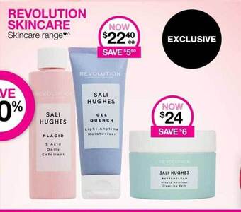 Priceline Revolution skincare range offer
