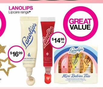 Priceline Lanolips lipcare range offer