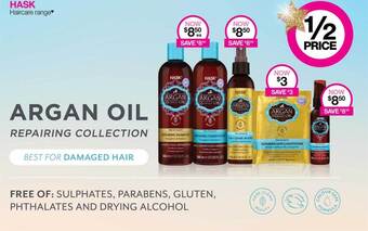 Priceline Hask haircare range offer