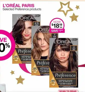 Priceline L'oréal paris selected preference products offer