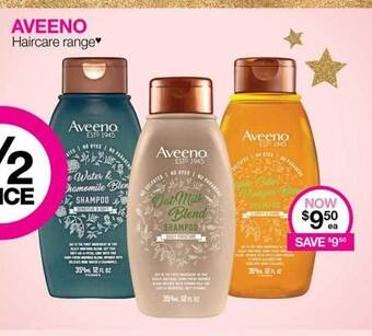 Priceline Aveeno haircare range offer