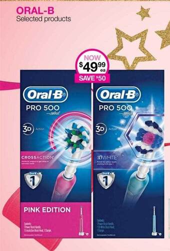 Priceline Oral-b selected products offer