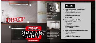The Good Guys Miele - Kitchen Appliances Package offer
