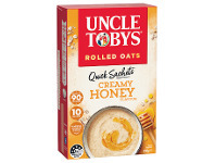 Woolworths Uncle Tobys Oats Sachets 320-350g Pk 8/10 offer