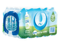 Woolworths Nu Pure Spring Water 20 x 600ml offer