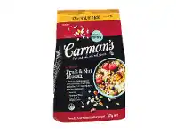 Woolworths Carman’s Muesli or Oats 750-875g offer