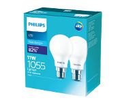 Woolworths Philips LED 1055 Lumen Cool BC Pk 2 offer