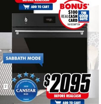 The Good Guys Smeg - 60cm Classic Thermoseal Oven - SFPA6301TVN offer
