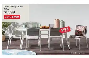 Early Settler Cetto dining table 210 cm offer