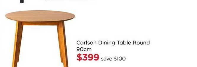 early settler carlson dining table